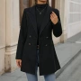修身长袖跨境翻领女装