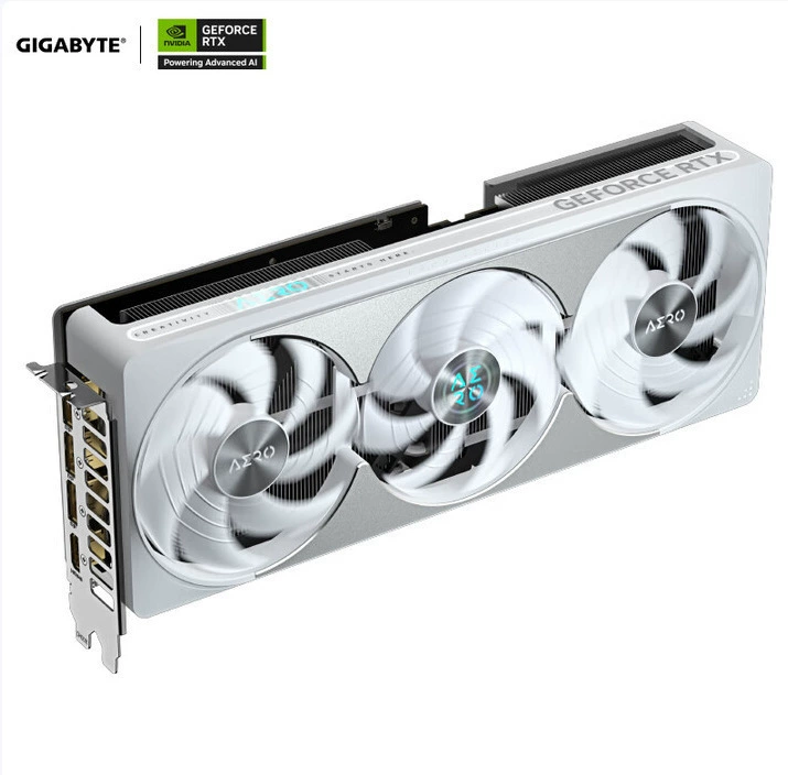Видеокарта (GIGABYTE) GeForce RTX 5080 AERO OC SFF 16G — Blackwell, 16 ГБ GDDR7, SFF-ready