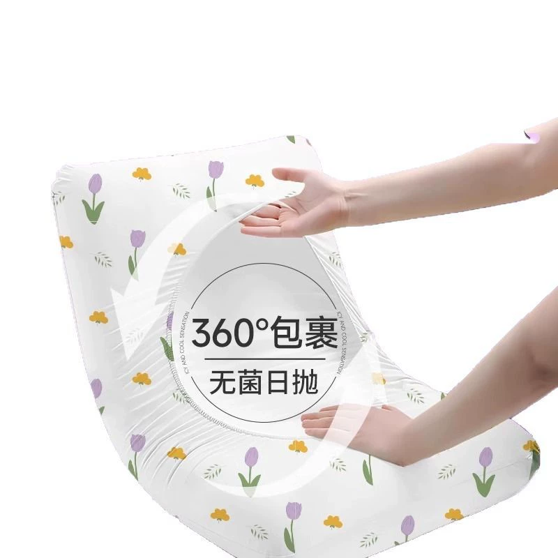 Elastic and regular pillowcases for home or travel, thicker, soft, sterilized, various designs