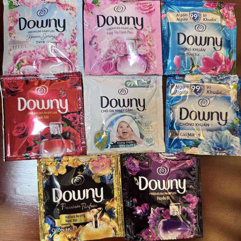 【特便宜】越南进口当妮Downy持久留花香洗衣护理液柔顺剂20ml/袋|undefined