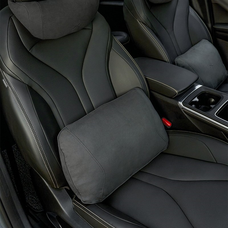 Suitable for Xpeng X9 Headrest and Cushion Modification, Lumbar Support Seat, Thickeneded Soft Neck Pillow and Lumbar Support Interior Modification
