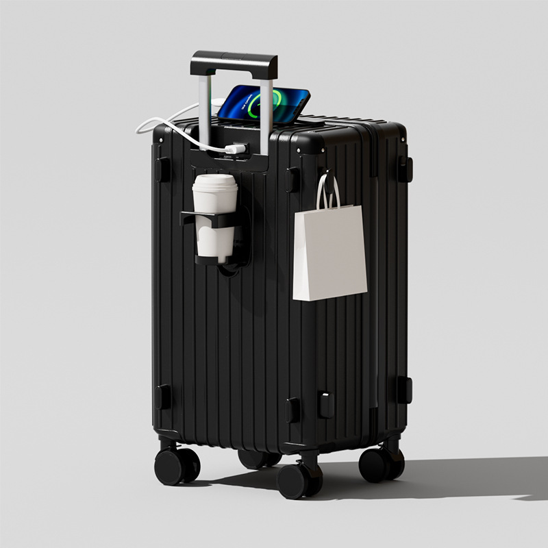 Maleta para mujeres, 28 pulgadas, multifunción, 20 pulgadas, rueda silenciosa universal, caja de embarque a prueba de explosiones.