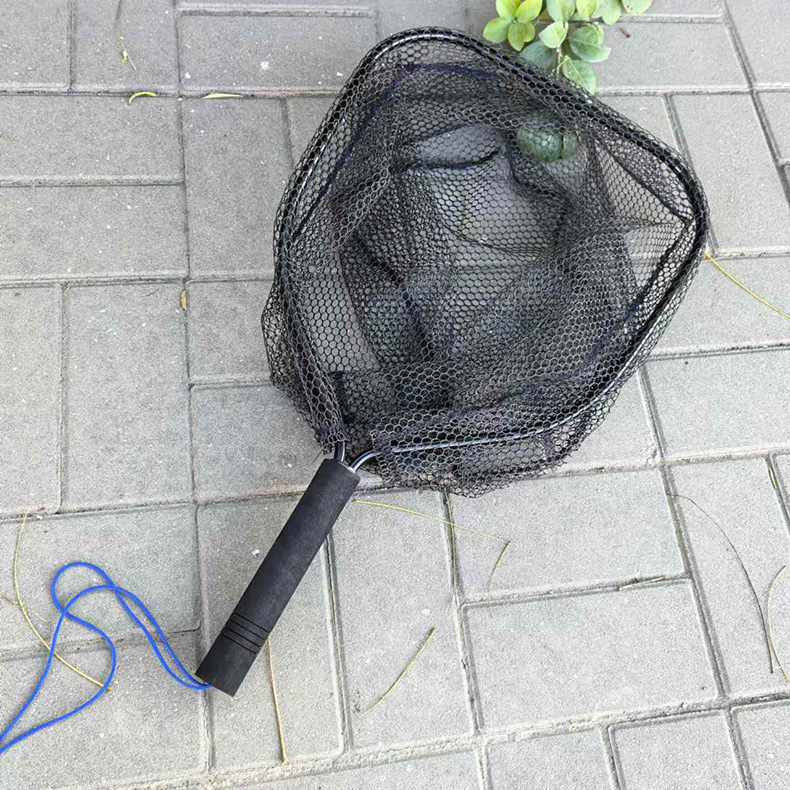 Red de Pesca Triangular Plegable y Telescópica, para Pesca