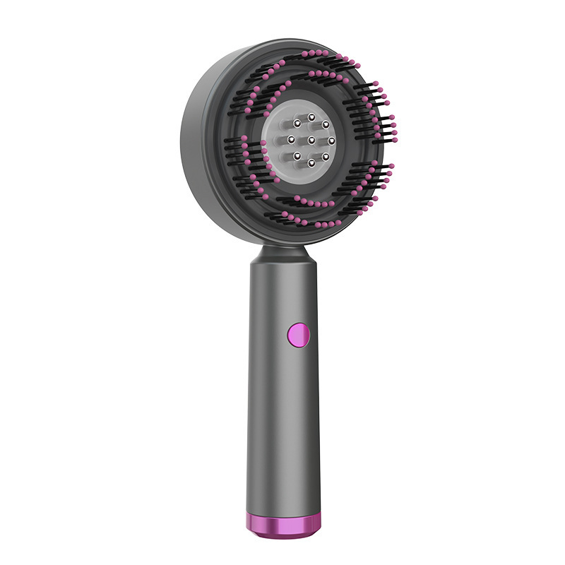 赤色光電気マッサージコーム、液体導入、頭皮マッサージ、エッセンスアプリケーター、ヘアエッセンシャルオイル、経絡コーム、ヘッドマッサージャー|undefined