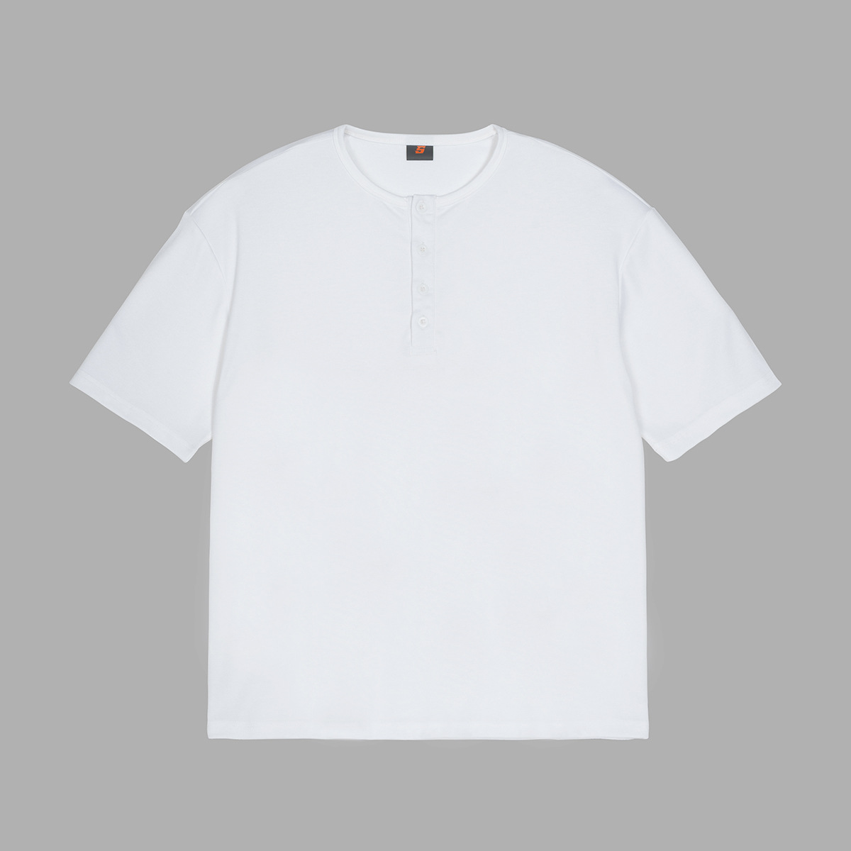 ETAI hombre de verano hombre estilo suelto camisa de manga corta estilo japonés casual simple botón camisa de cuello redondo