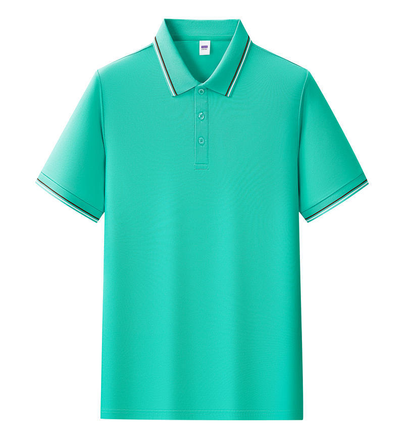 Camisas de polo de tamaño grande personalizadas logotipo de verano transfronterizo de algodón de hielo ropa de trabajo equipo de trabajo camiseta de manga corta personalizada