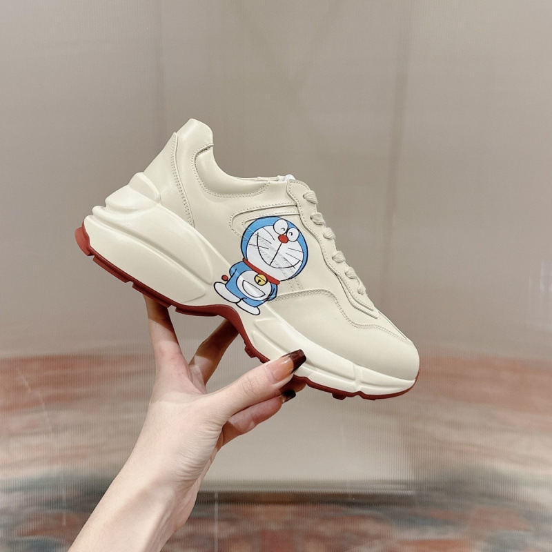 Pure original G brand high-end dad shoes, genuine leather, thick-soled, height-increasing, casual athletic shoes for men, versatile couple's sneakers for women