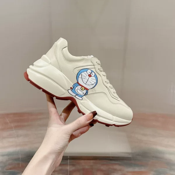 Pure original G brand high-end dad shoes, genuine leather, thick-soled, height-increasing, casual athletic shoes for men, versatile couple's sneakers for women