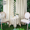 Retro crochet, lace curtain, cloth, French retro style, boho style, American style, wholesale