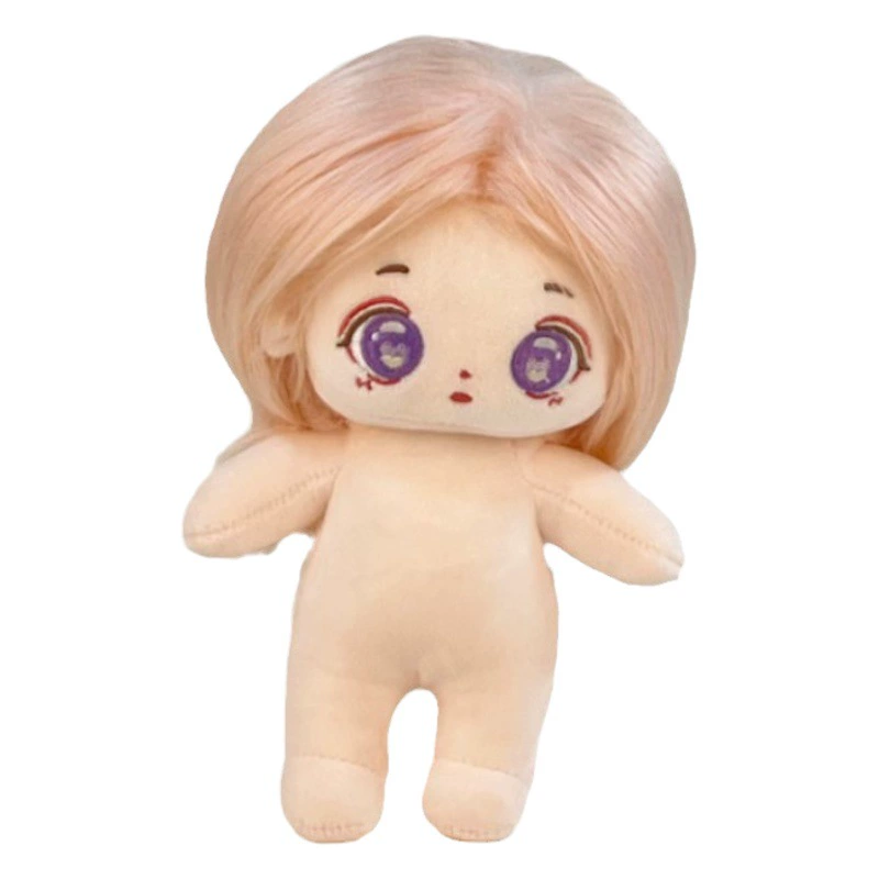 20cm пушистая хлопковая кукла без атрибутов, обнаженная кукла, плюшевая игрушка, набор одежды для куклы