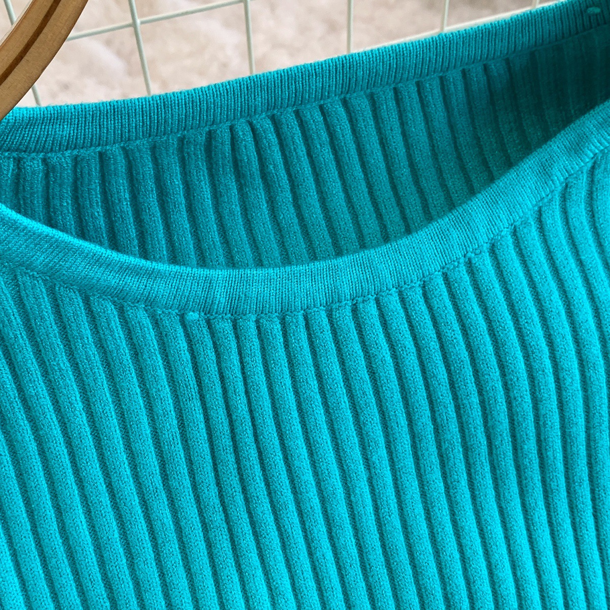 Women's Ribbed Sweater Dress Midi Slimming Knit Dress For Women_voghion.com