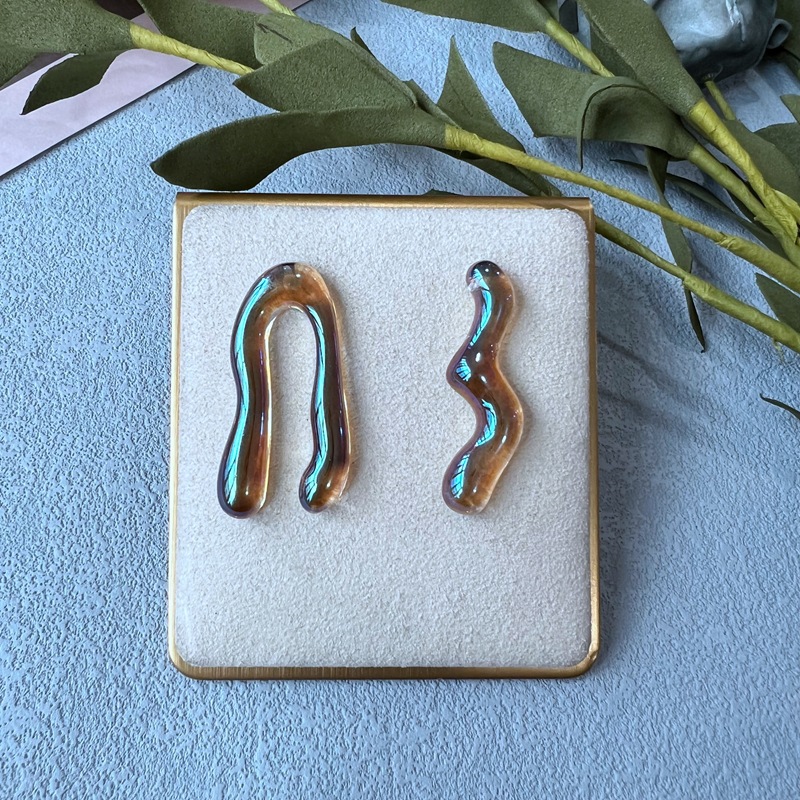 5g Weight Ear Studs Classification 1 Pair Quantity Daily Occasion Alloy Material U Shape Pattern Women'S Gender Plating Design Simple Style Style 1 Pair Simple Style U Shape Alloy Plating Women's Ear Studs 1