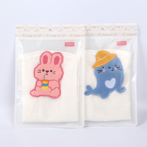 One-way wet baby pure cotton sweat-absorbent wipes for children, gauze sweat-proof wipes for babies, cotton, boys and girls, small pad slings