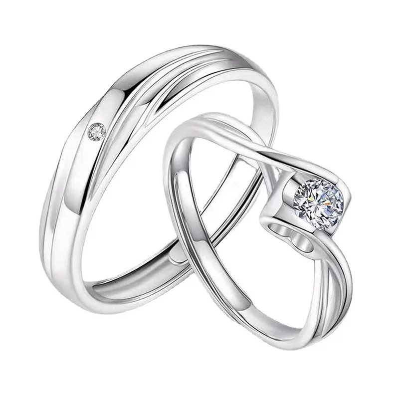 Adjustable wedding ring для любимого, серебро 925 образец