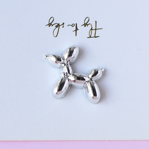 Metallic Electroplated Heart Smiling Face Accessory Hairpin Phone Case Handmade Material Wholesale PJ1119