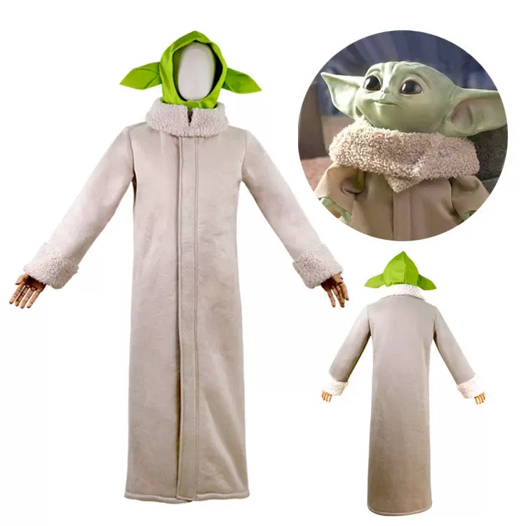 曼达洛人尤达宝宝cos服装万圣节cosplay舞台影视同款舞会星战