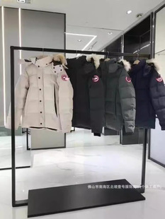 New High-end Correct Edition Big Goose Big Pocket Men and Women Couple Parker Cotton-padded jacket Hooded Thickened Warm Windproof Jacket