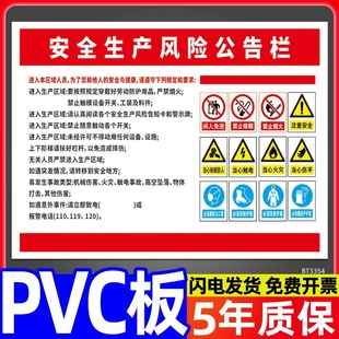 Safety Risk Point Notification Card, Workshop Job Identification Sign, Power Distribution Room Hazard Sign, Limited Space Sign