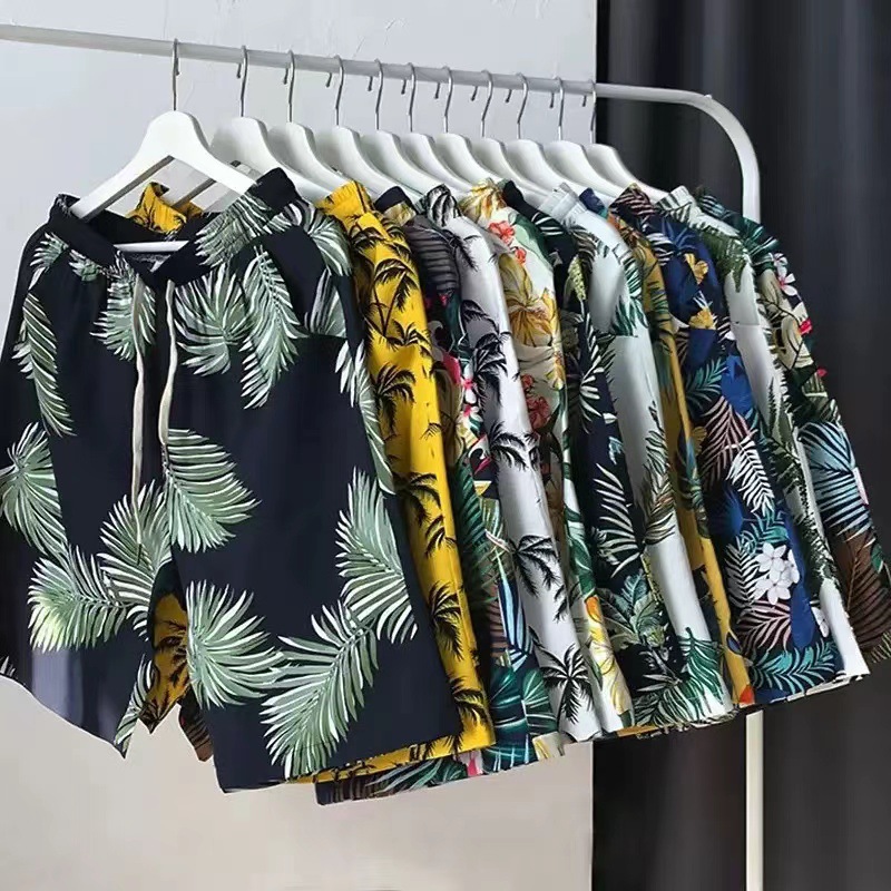 Stall summer new design color quick-drying can be launched leisure beach pants sports men's shorts loose comfortable five points
