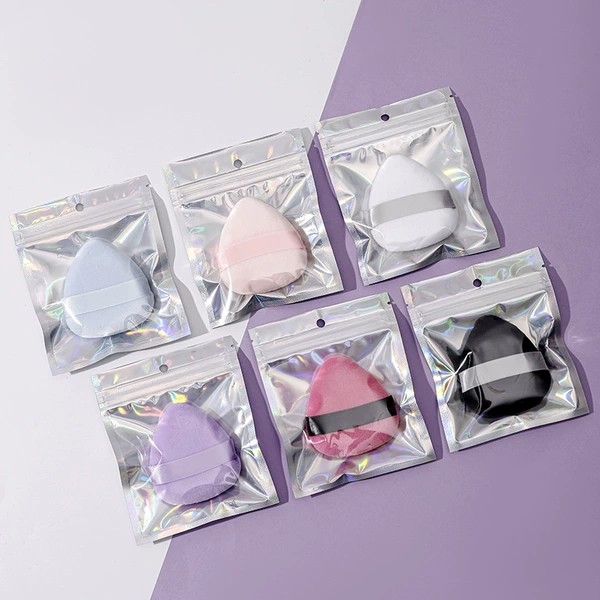 Loose powder drop-shaped, mixed sponge, 6 colors