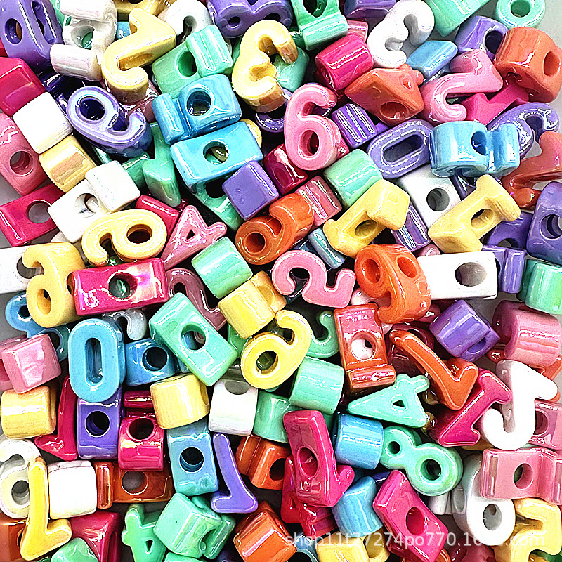 21mmuv numbers (10 pcs) hole 6mm