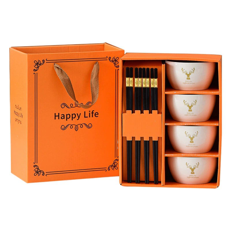 Подарок на открытие компании небольшой подарок Творческий душераздирающий возврат керамическая посуда Чаша Ложка костюм Подарочная коробка Чаша