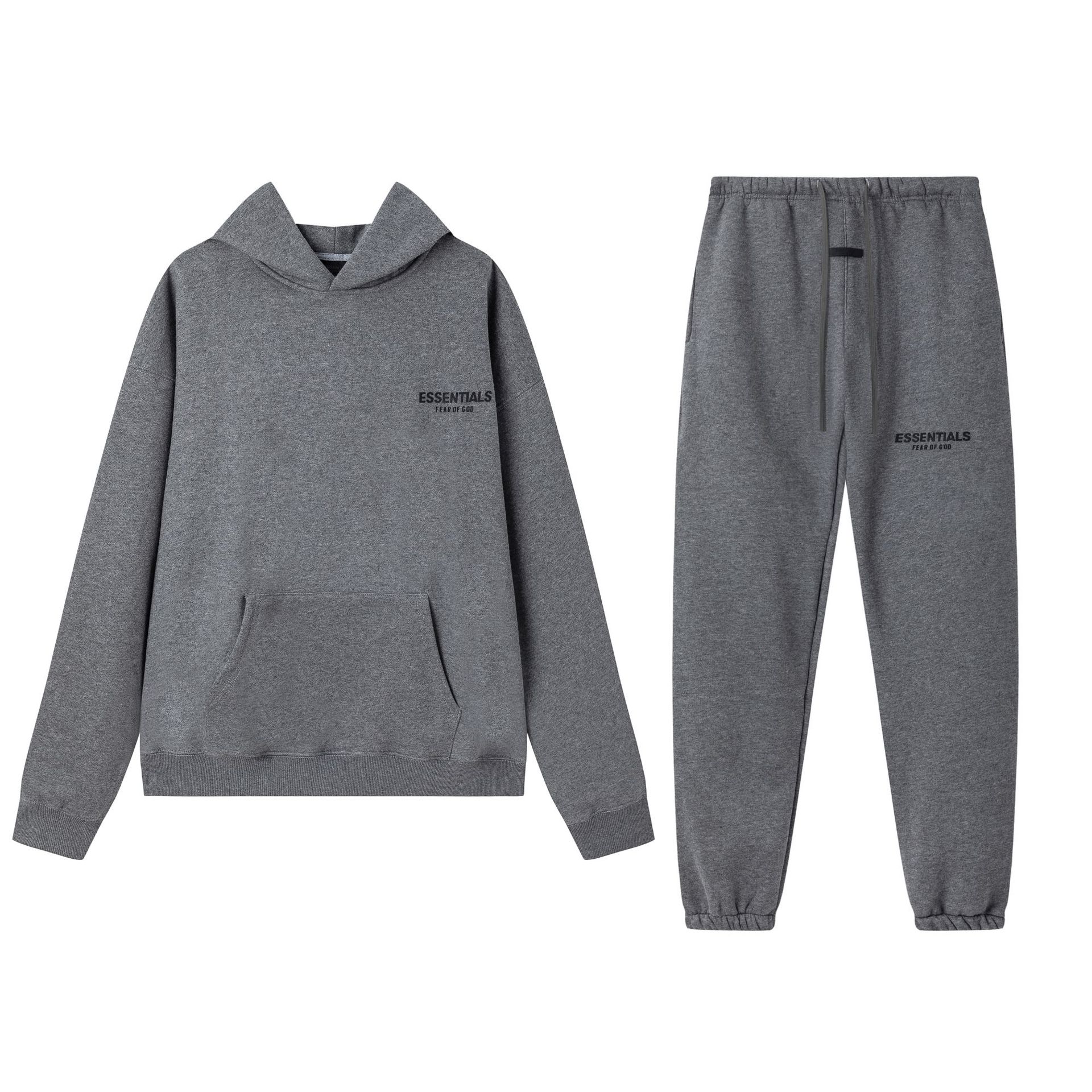 FOG multifilamento ESENTIALS marca de maras impresión offset suelta pareja encapuchada chaqueta hombre 2025 nuevo
