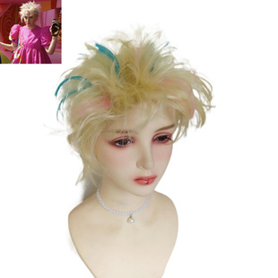 Barbie weirdo Barbie wig cos wig short color movie Barbie wig Cosplay wig for women