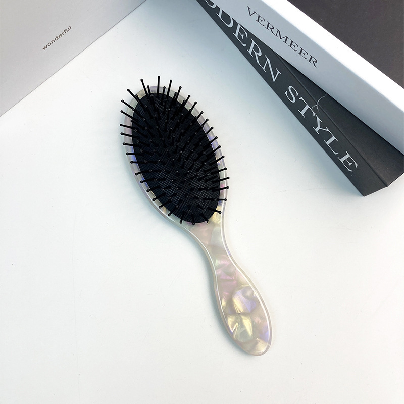 中号クロスボーダー欧米美髪エアバッグ櫛楕円系酢酸板材エアクッション櫛女性スタイル櫛マッサージカール櫛|undefined
