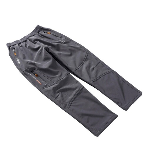 Children's Outdoor Hiking and Mountaineering Windproof Pants for Boys, Original Manufacturer, Soft, Fleece-lined, Thick, Warm Work Pants
