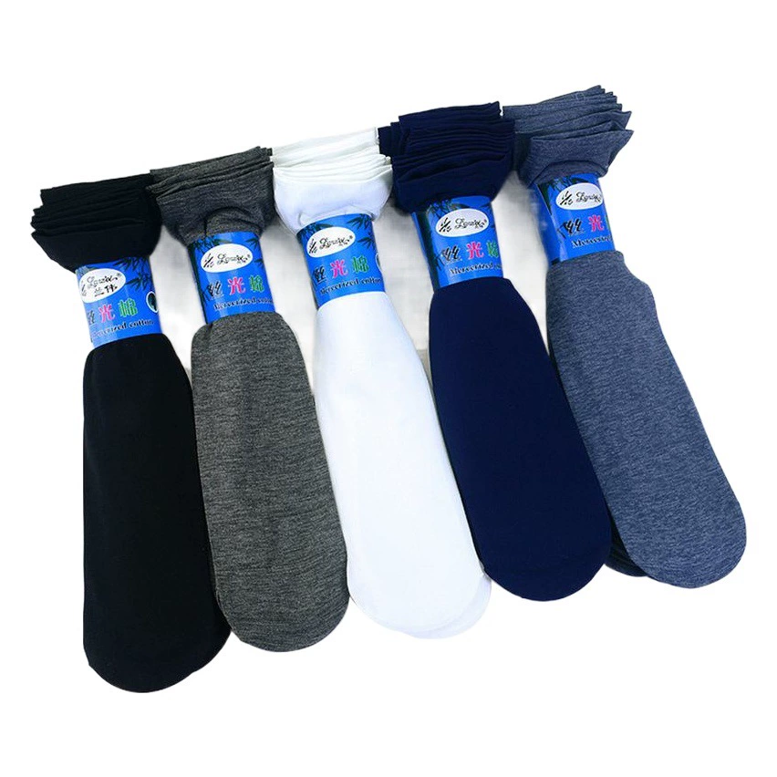 Летние мужские тонкие мерсеризованые короткие чулки