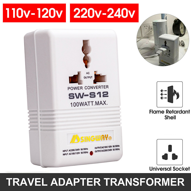Wholesale Xingwei Sw-S12 100W Power Transformer Two-Way Mutual Conversion Voltage Converter 110V to 220V