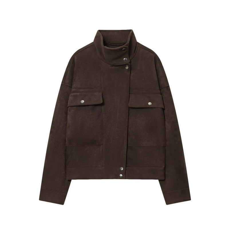Cross-Border Women's Clothing Manufacturers Wholesale 2025 Aliexpress Popular Fashion Casual Popular Cool Suede Jackets Cross-Border Women's Clothing Manufacturers Wholesale 2025 Aliexpress Popular Fashion Casual Popular Cool Suede Jackets