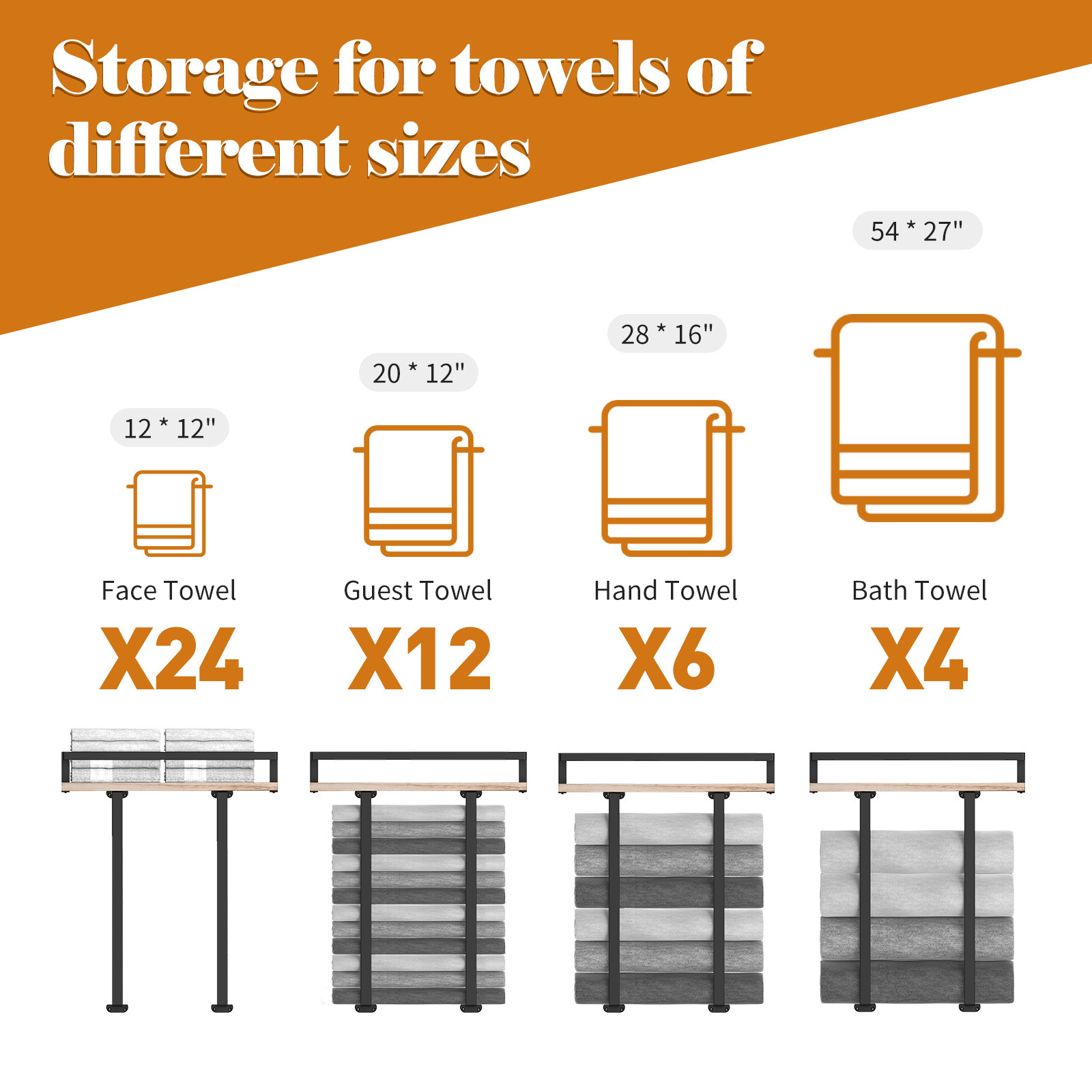 Amazon toallas de baño toallas estante de almacenamiento artículos de higiene estante de almacenamiento de pared de metal de baño estante de almacenamiento de pared
