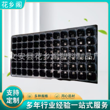 平底芽苗菜育苗盘 黑色pet家庭园艺蔬菜水果多肉穴盘育苗盘育苗盘