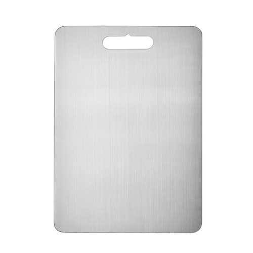 Thickened 304 stainless steel cutting board household double-sided vegetable cutting board kitchen multi-functional mildew-proof fruit kneading cutting board