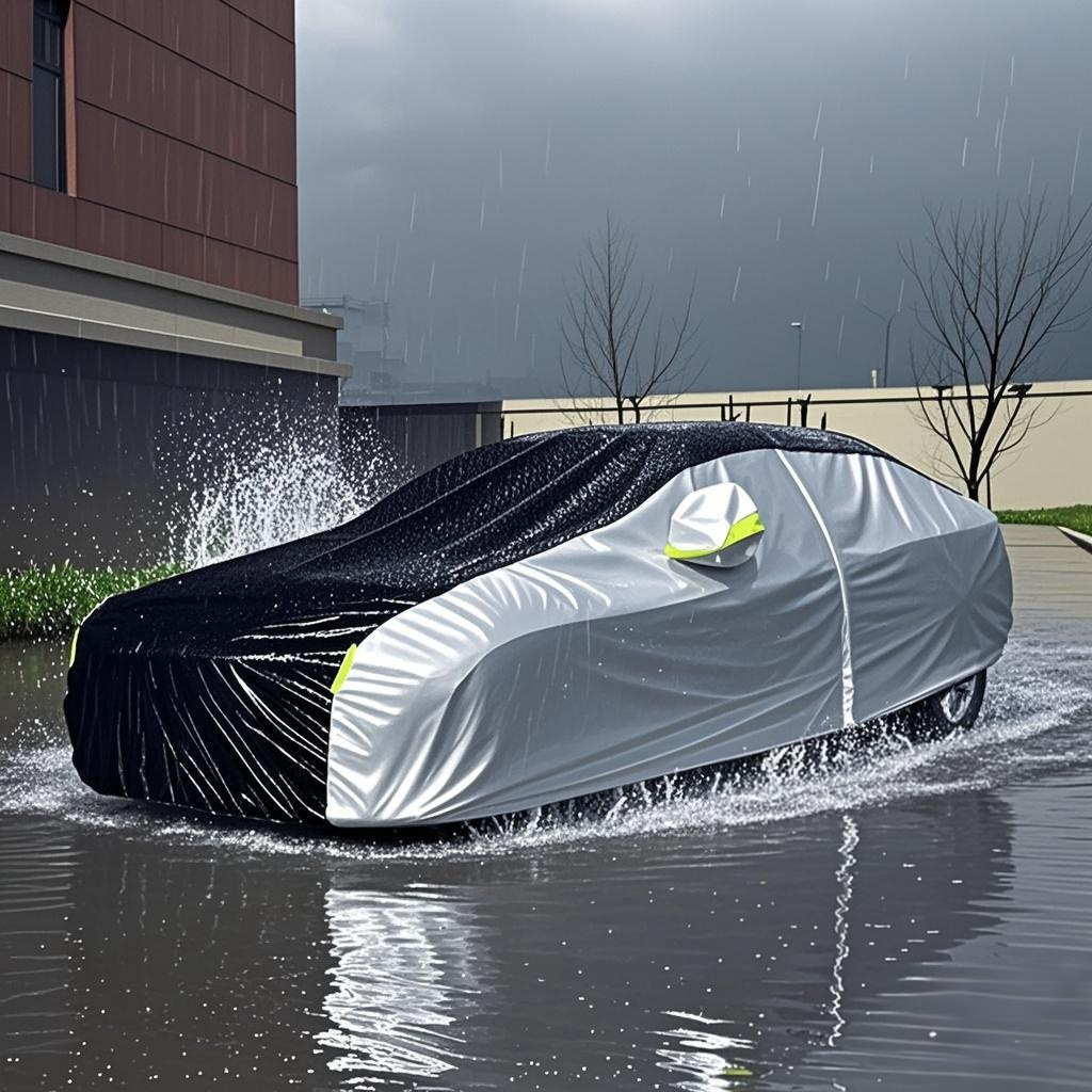 Oxford Cloth Car Cover, Sun-Proof, Rain-Proof, Snow-Proof, All-Season Car Cover, Waterproof and Breathable, Special Car Cover