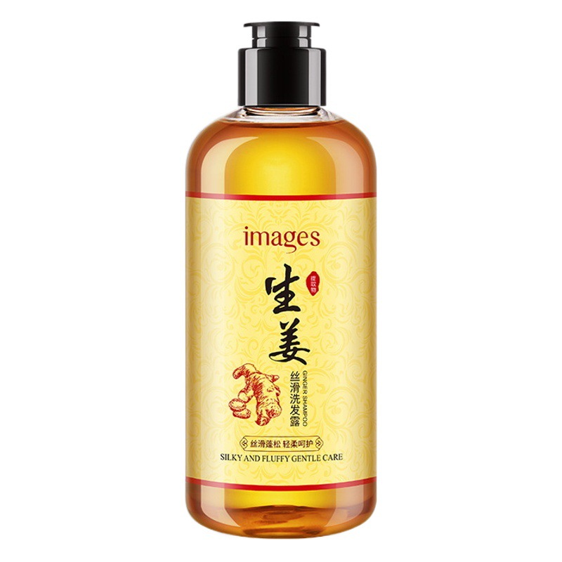 Imagen belleza jengibre sedoso champú de limpieza profunda cabello suave Champú hidratante productos genuinos al por mayor