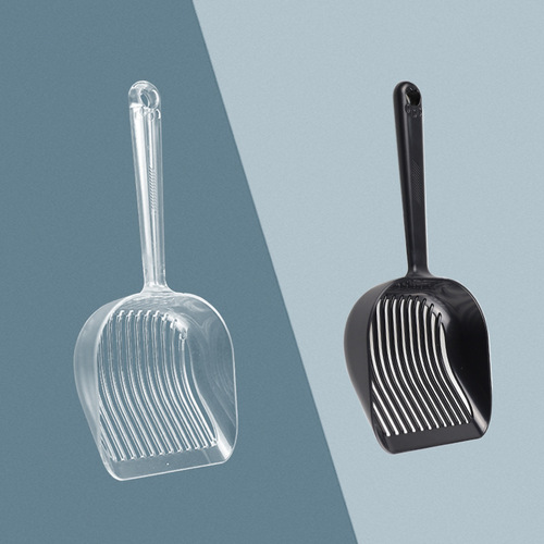 Amazon new plastic cat litter shovel thickened and extended pet cat litter shovel cat toilet cleaning supplies wholesale