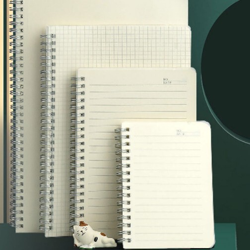 A5 Notebook B5 Blank Horizontal Line Square Note Diary Small Notebook Wholesale Coil Notebook Simple Student A4 Thick Notebook