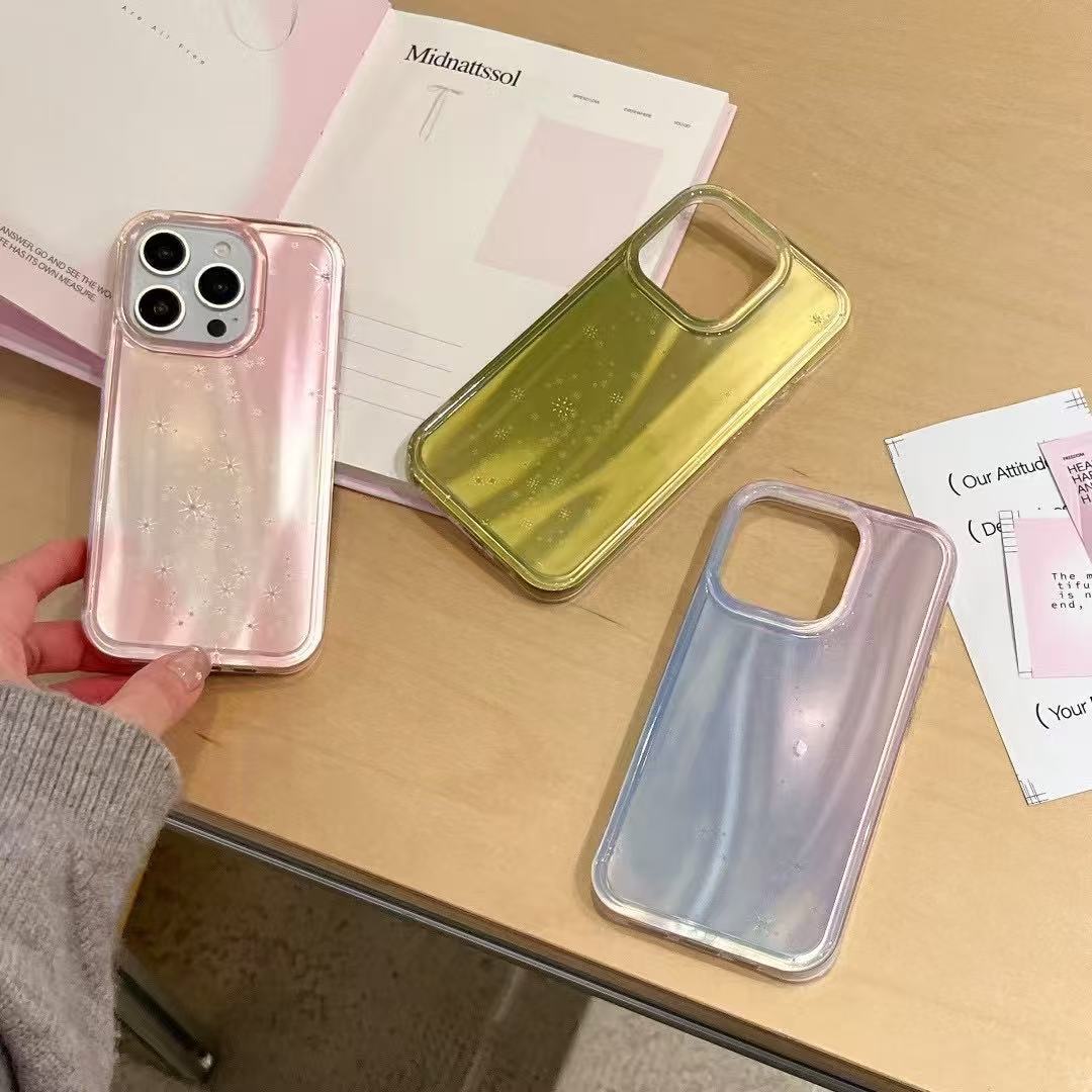 Láser Aurora de sentido simple y avanzado para Apple 16promax pareja 15pro nuevo 14/13 nicho 15PM