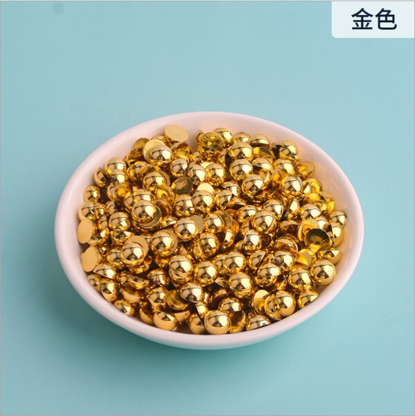 Gold -plated silver -plated pearl AB electroplated imitation pearl…