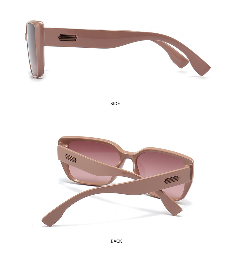 2023 foreign trade cross border metal accessories square frame sunglasses for men European and American street style sunglasses for women wholesale 9120_voghion.com