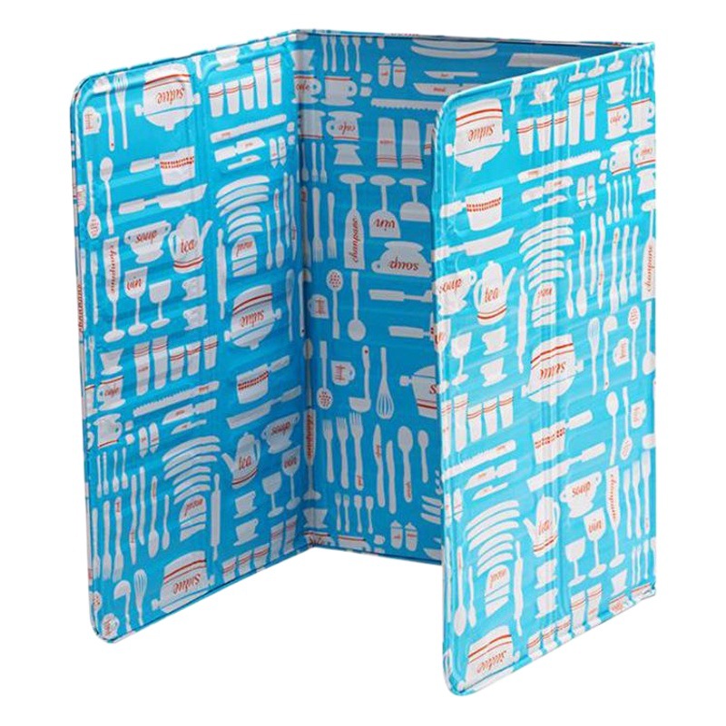 Impresión de aceite de cocina grande deflector de cocina aislamiento térmico a prueba de salpicaduras deflector de aceite resistente a altas temperaturas papel de aluminio sola estufa