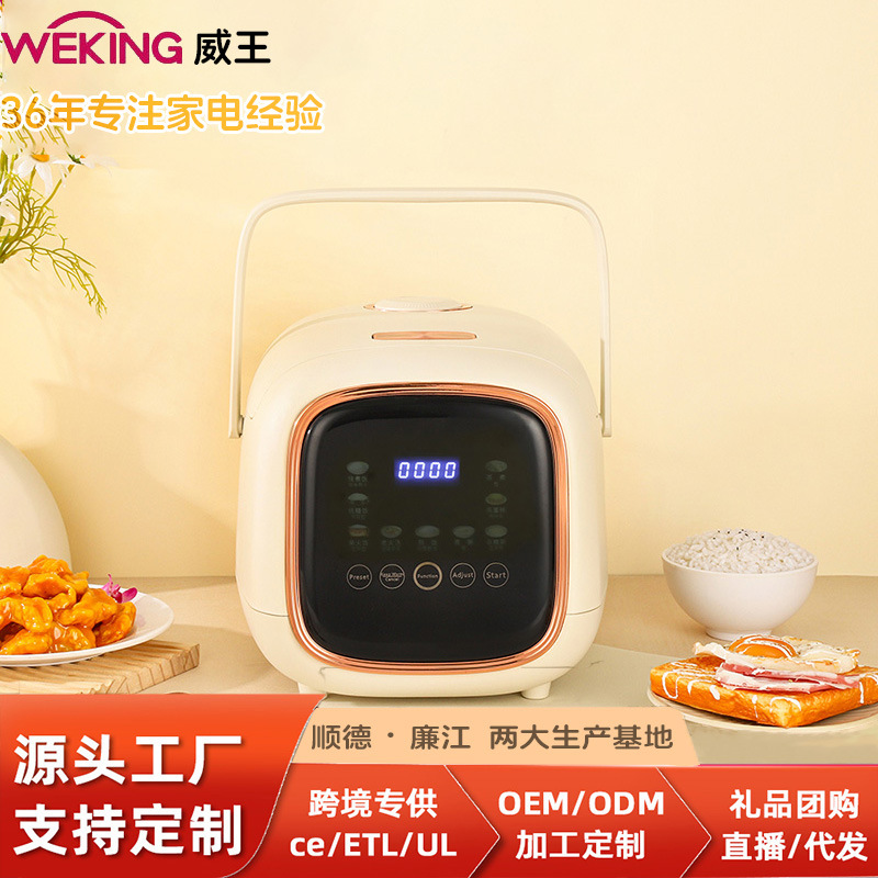 국경 간 다기능 밥솥 3-4인용 소형 밥솥, 시간 제한 찜밥, 쌀 수프 분리 맞춤형 모델