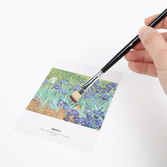 Set of 6 Colorful Nylon Oil Paint Brushes, Manufacturer Supply, Art Watercolor Gouache Acrylic Brushes, Wholesale