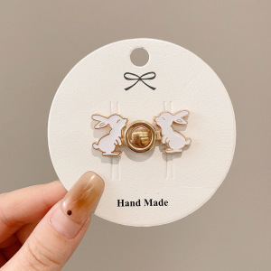 Pantalones de jeans de cintura, botones de cintura ajustados, botones ajustables fijos