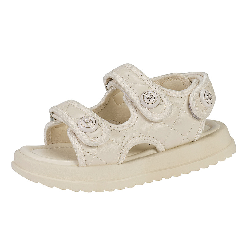 Sandali, grandi scarpe da principessa, nuove scarpe da spiaggia sportive con suola morbida e profumate per bambini e ragazze dell'estate 2024_voghion.com