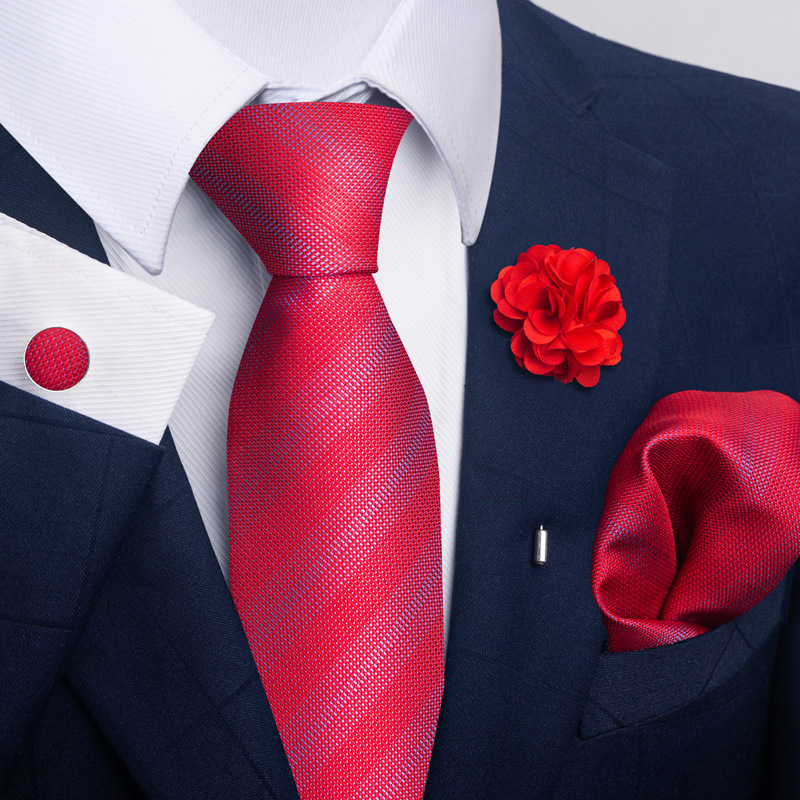 135g Weight Square Scarf, Cufflinks, Tie Classification Polyester Yarn Material Geometric, Stripe, Cashew Nuts Pattern All Seasons Season Men's Gender Commute Style Commute Geometric Stripe Cashew Nuts Polyester Yarn Men's Square Scarf Cufflinks Tie 43