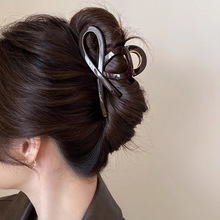 蝴蝶结头发抓夹大号发量多发夹女后脑勺鲨鱼夹2024新款高级感发饰
